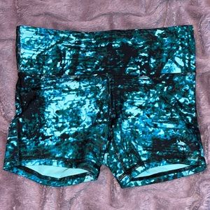 Champion blue/greenish spandex